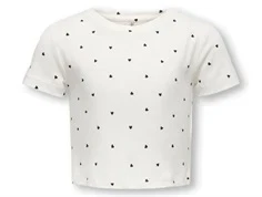 Kids ONLY top cloud dancer med hjerter